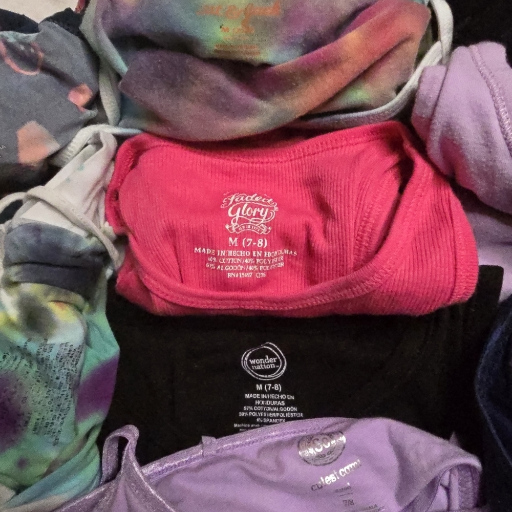 Girls Tank Top & Camisole Bundle Size 7/8 Not So Mystery Box - Picture 6 of 6